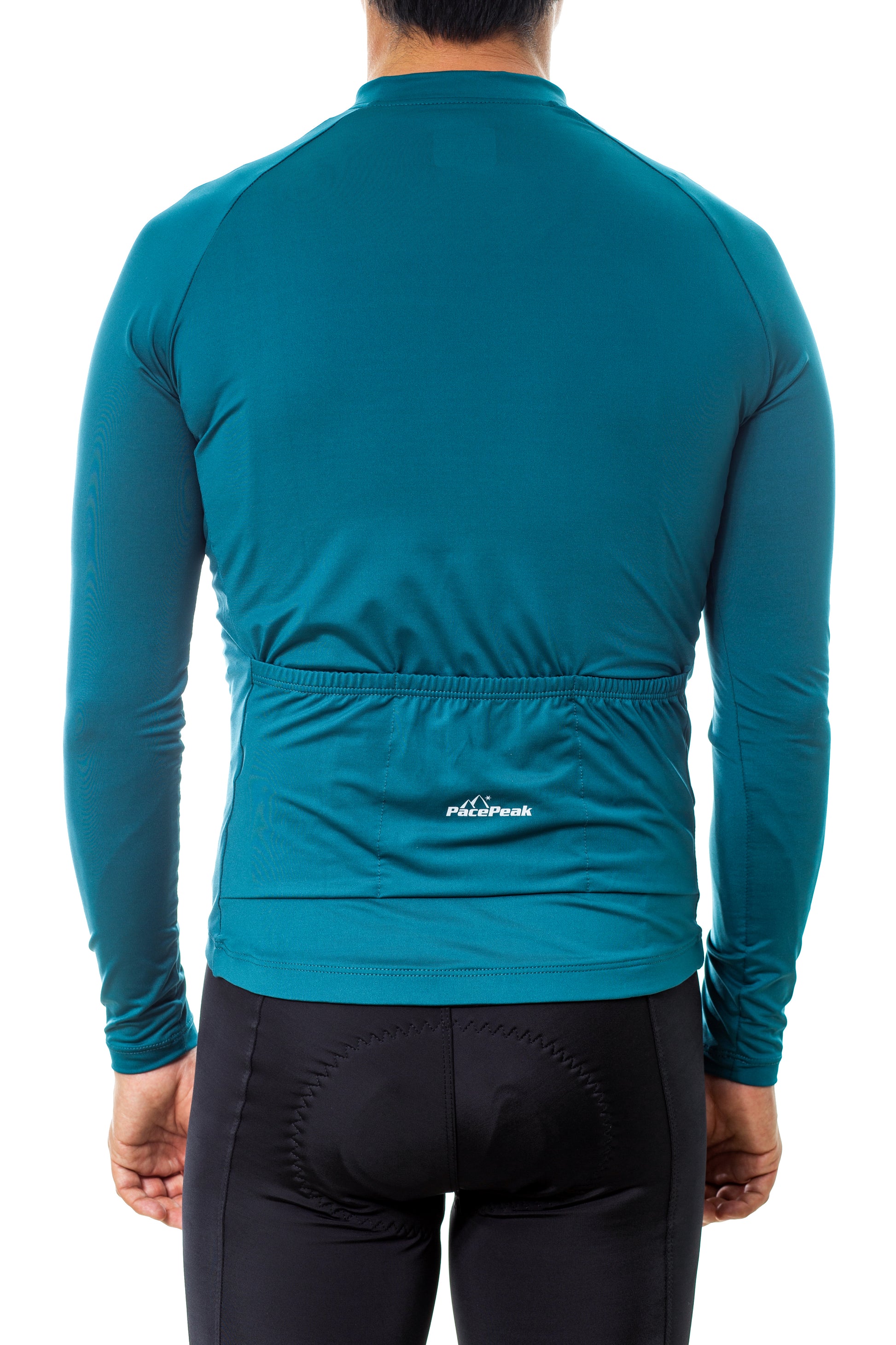 Long Sleeve Cycling Jersey#color_blue-sapphire