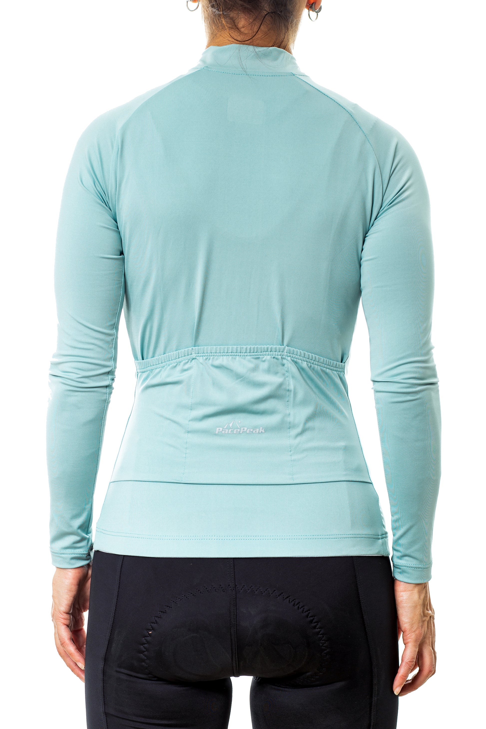 Long Sleeve Cycling Jersey#color_Cool-Mint