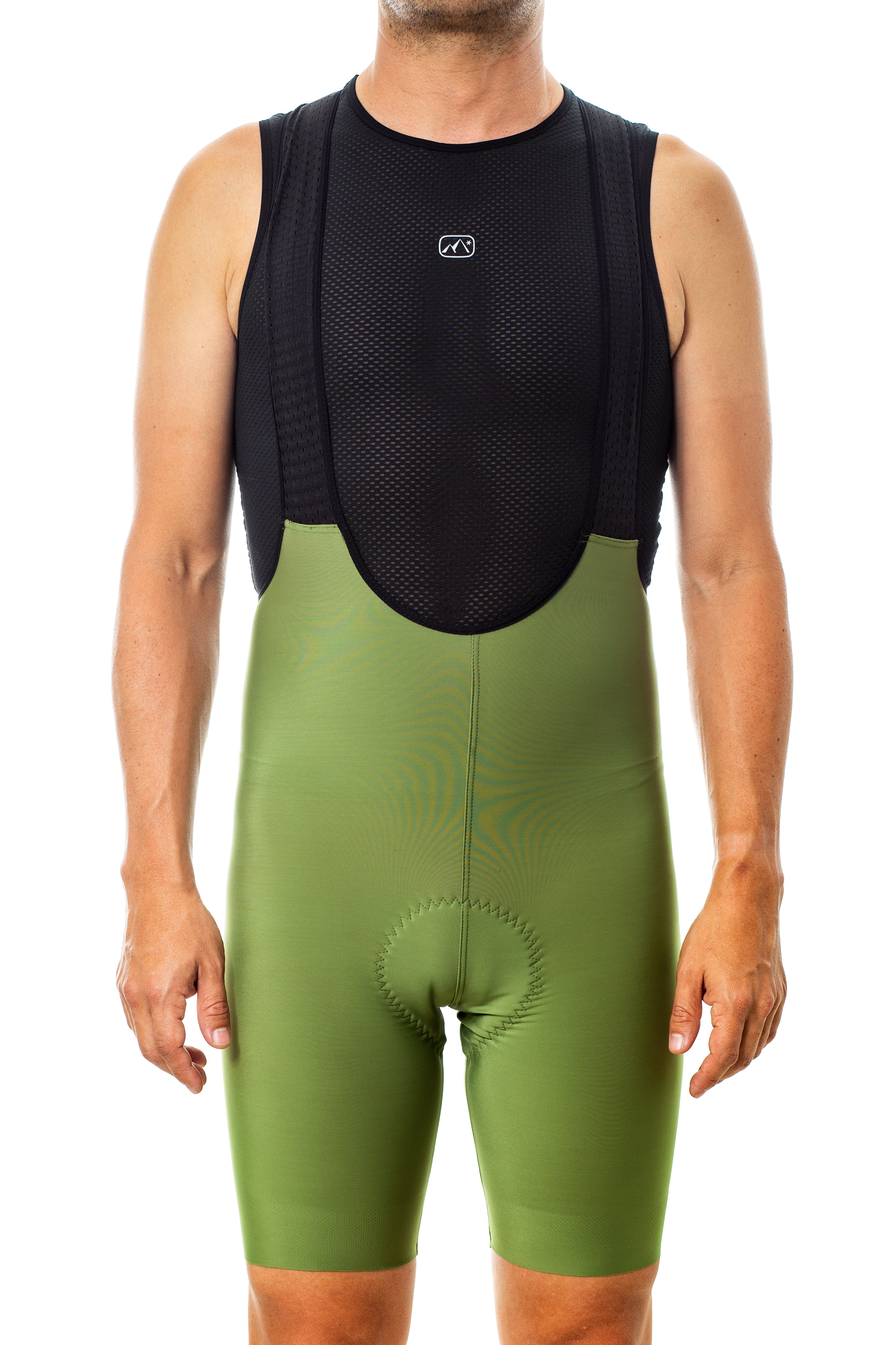 Men's Cycling Bib#color_Green