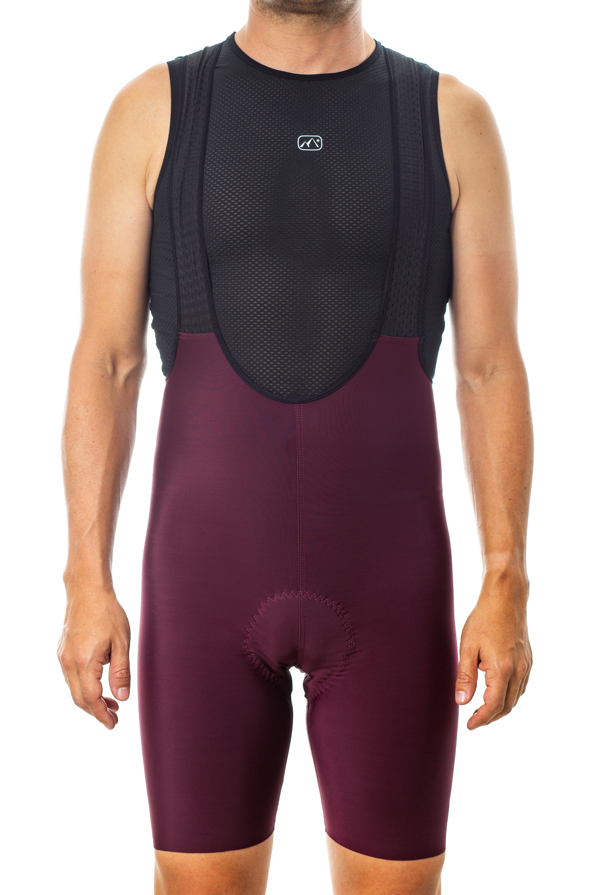 Men's Cycling Bib#color_Eggplant