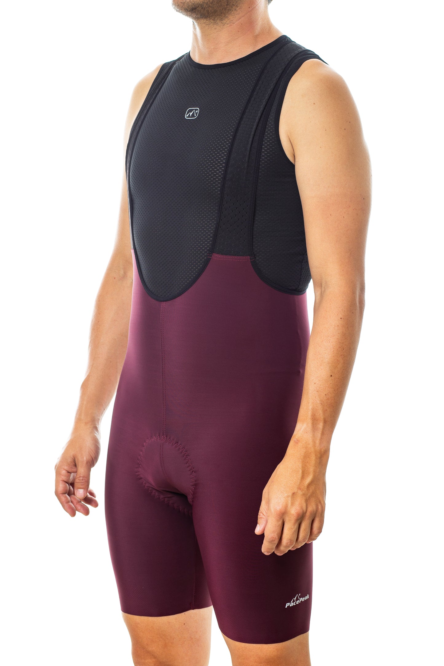 Men's Cycling Bib#color_Eggplant